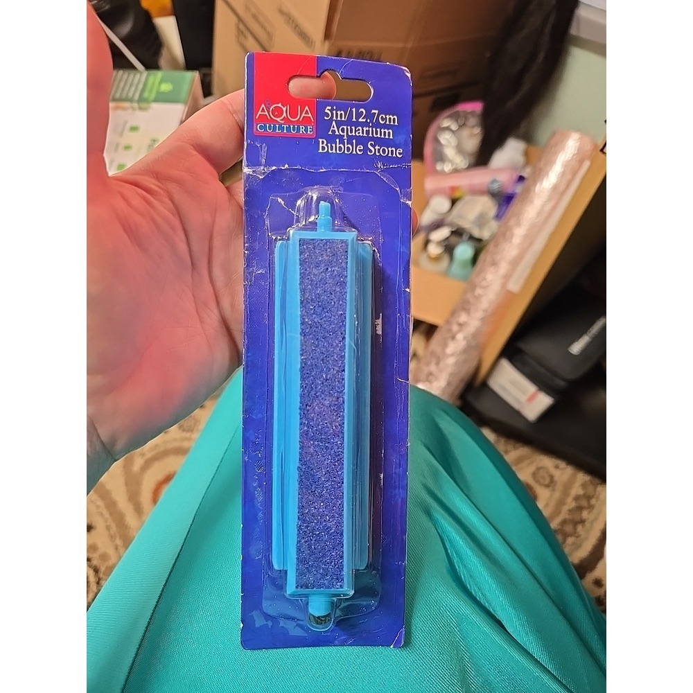 NEW AQUA CULTURE Aquarium Bubble Stone 5in/12.7cm NIB 2322A Package Damage